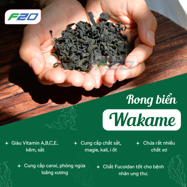 cong dung rong bien nau canh han quoc wakame