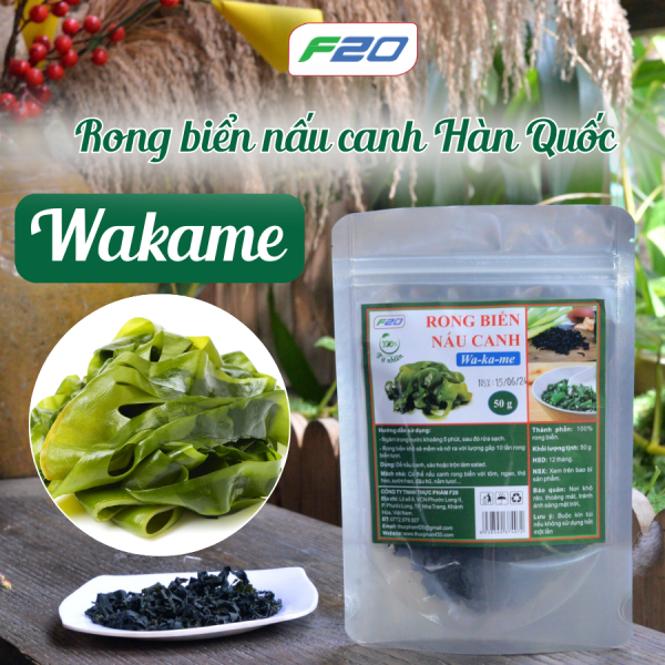 rong bien nau canh han quoc wakame