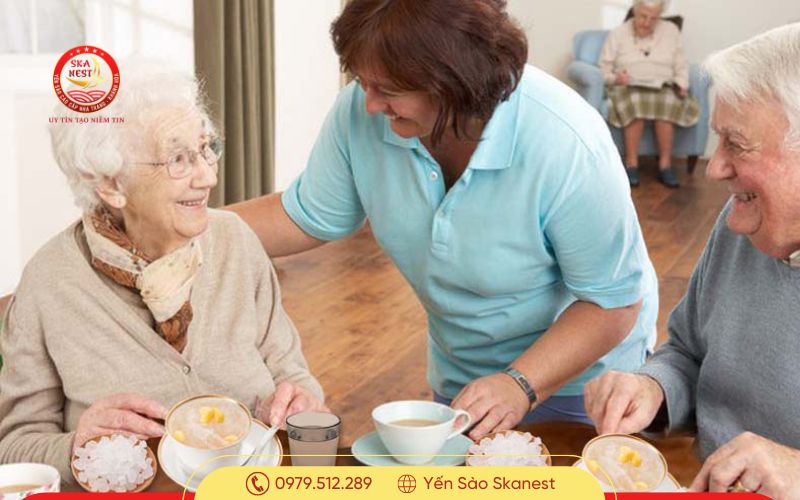 Yến sào giúp tăng cường hệ miễn dịch cho người già