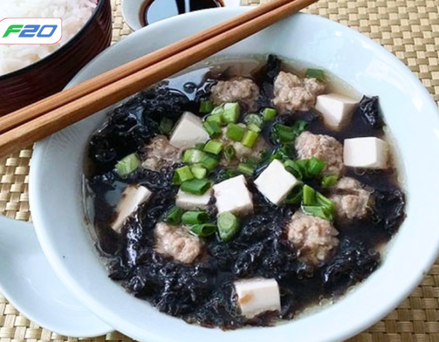 Canh rong mut tau hu